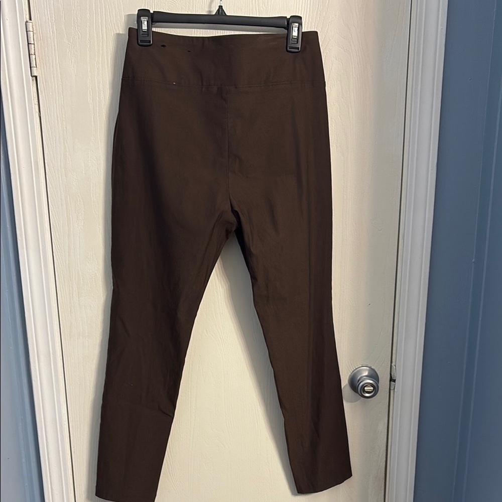 Worthington Dark Brown Cropped Pants - Picture 4 of 6